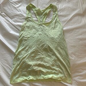 Lululemon Athletica Light Green Tank Top